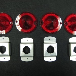 Rear taillight lens-Red